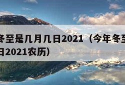 今年冬至是几月几日2021（今年冬至是几月几日2021农历）