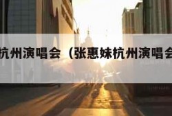 张惠妹杭州演唱会（张惠妹杭州演唱会座位图）