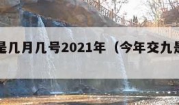 交九是几月几号2021年（今年交九是什么时间）