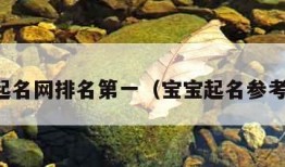 宝宝起名网排名第一（宝宝起名参考看看）