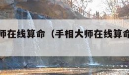 手相大师在线算命（手相大师在线算命免费微信）