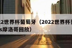 2022世界杯葡萄牙（2022世界杯葡萄牙vs摩洛哥回放）