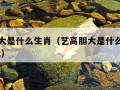 艺高胆大是什么生肖（艺高胆大是什么生肖动物2022）