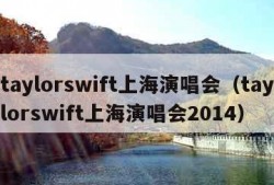 taylorswift上海演唱会（taylorswift上海演唱会2014）