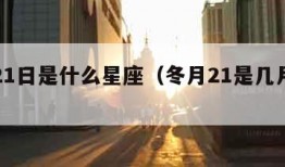 冬月21日是什么星座（冬月21是几月几号）