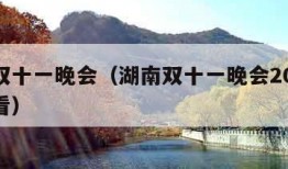 湖南双十一晚会（湖南双十一晚会2023免费观看）