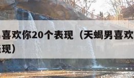 天蝎男喜欢你20个表现（天蝎男喜欢一个女生的表现）