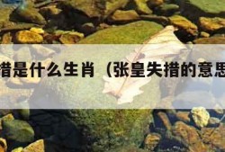 张皇失措是什么生肖（张皇失措的意思是什么?）