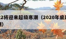 2022将迎来超级寒潮（2020年底超级寒潮）